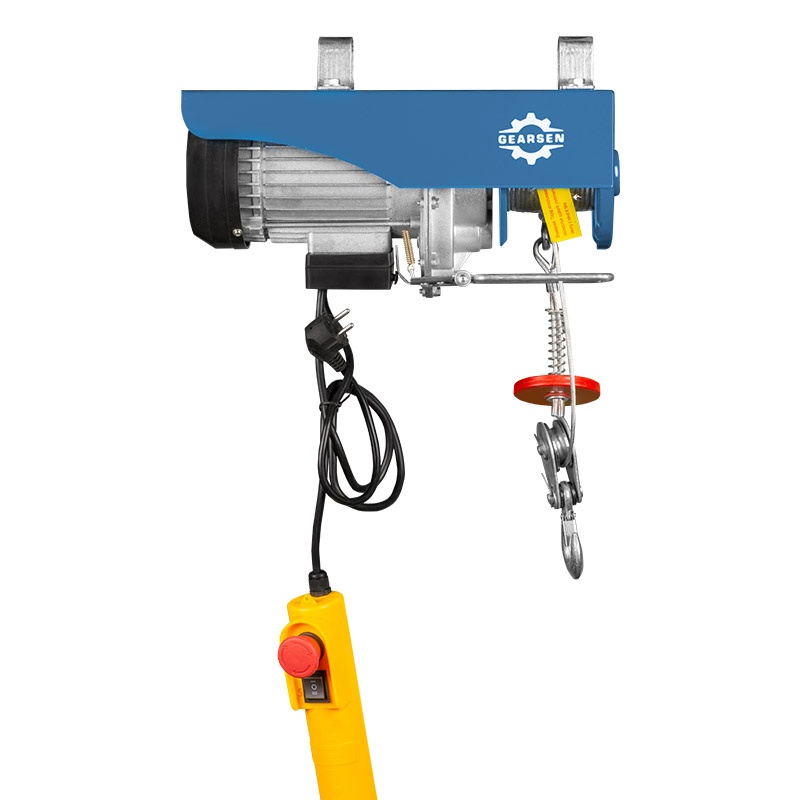 Таль электрическая мини стационарная GEARSEN PA 220В, 250/500кг, 12/6м - 2